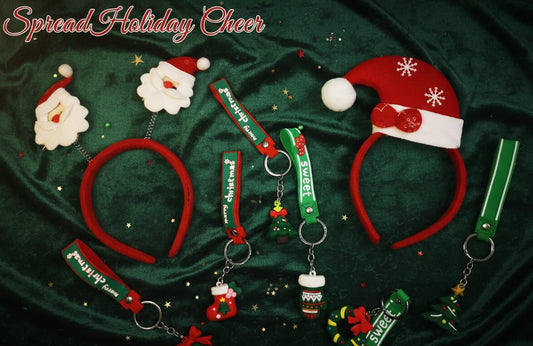 Multicolor christmas medallions with silicone pendant